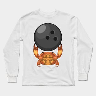 Crab Bowling Bowling ball Long Sleeve T-Shirt